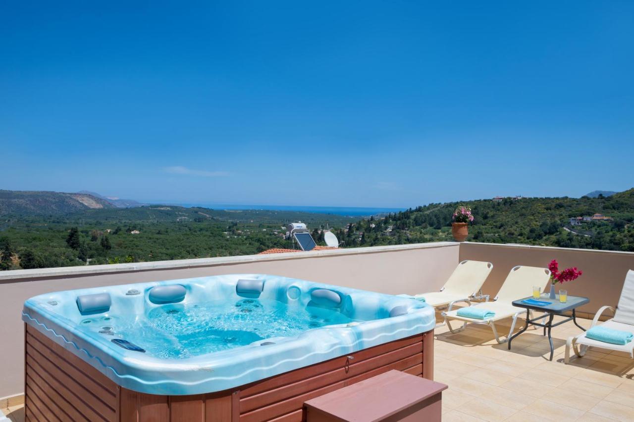 Olga'S Filoxenia - Villa Aladanos-Private Pool And Heated Jacuzzi Makhairoí 외부 사진